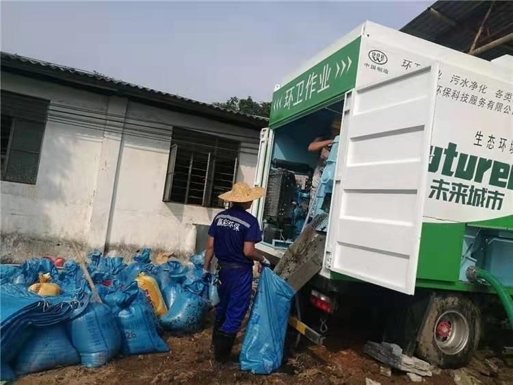 桑珠孜工业污泥压干处理